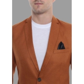 DKGF Fashion - Mustard Polyester Regular Fit Men''s Blazer ( Pack of 1 ) - None