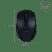 Croma Wireless Optical Mouse (Variable DPI Up to 1600, Compact & Lightweight Design, Black)