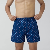 Remix Cotton Boxers Yacht Blue XXL