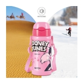 Milton Charmy 350 Looney Tunes Thermosteel Kids Water Bottle (330 ml) Pink - Pink