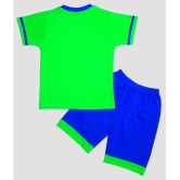 Wise Guys - Green Cotton Boys T-Shirt & Pants ( Pack of 1 ) - None