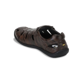 ID Mens Brown Casual Sandals