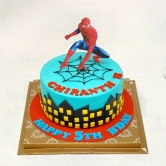 Spiderman Web Cake-Eggless / Litchi