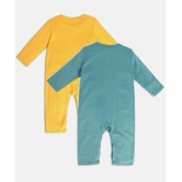 MINI KLUB - Multi Color Cotton Rompers For Baby Boy ( Pack of 1 ) - None