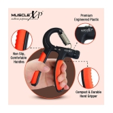 MuscleXP DrFitness+ Hand Grip Exerciser / Strengthener| Strong Compression Spring, Adjustable Hand Grip, Wrist & Hand Grip Strength Workout - Multi Color