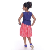 Zadmus Girls Top & Shorts Dress,Blue - 3-4 Years