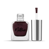 RENEE Mattitude Nail Paint - Mega Maroon, Quick Drying, Matte Finish, Long Lasting,10ml