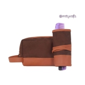 PrettyKrafts Brown Travel Kit - 2 Pcs - Brown