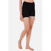 SELETA Cotton Capris - Black Single - None