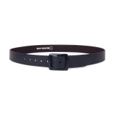 Loopa - Black 100% Leather Mens Formal Belt ( Pack of 1 ) - None