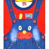 Wise Guys Dungaree Set For Baby Boys & Baby Girls - None