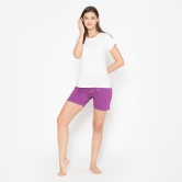 Plain Knitted Shorts For Women - Dahlia Assorted 2XL