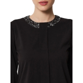 ALL WAYS YOU Women Top Crepe fabric  Black XS