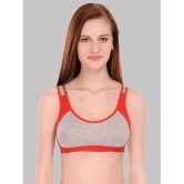 Kiran Enterprises Multicolor Cotton Non Padded Womens Sports Bra ( Pack of 3 ) - None