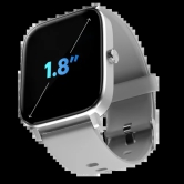 Noise Colorfit Icon 2 - 1.8'' Display with Bluetooth Calling, AI Voice Assistant Smartwatch Silver Grey