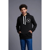 Devil Printed Black Hoodie for Men L