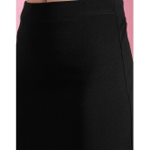 Selvia Black Solid Skirt Top Set - None