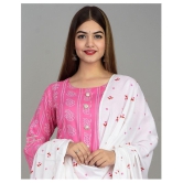 Lee Moda - Pink Straight Rayon Women's Stitched Salwar Suit ( Pack of 1 ) - XXL