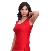 Selfcare Red Net Camisoles - L