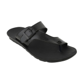 Stanfield - Black Mens Leather Slipper - None