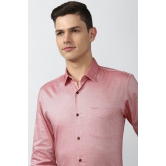 Men Pink Slim Fit Formal Full Sleeves Formal Shirt