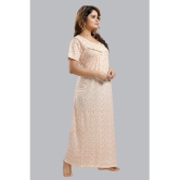 FOMTI Peach Cotton Nighty Single - Free Size