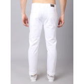 Rodamo Men White Slim Fit Trousers