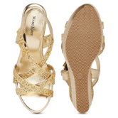 MARC LOIRE - Gold Womens Wedges Heels - 5