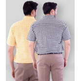 DESHBANDHU DBK - Multicolor Cotton Blend Regular Fit Mens Casual Shirt (Pack of 2) - None