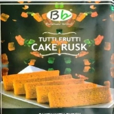 Brownie Basket Cake Rusk - Tutti Frutti, 100 Gm