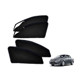 Kozdiko Magnetic Sunshades with Zipper for Side Windows Set of 4 Black