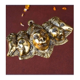 servdharm Aluminium Punchmukhi hanuman Idol ( 10 cm )