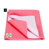 Fratelli Pink Laminated Waterproof Sheet ( 140 cm × 100 cm - 1 pcs ) - Large - upto 240 cm length