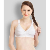 Madam Pack of 3 Cotton Non Padded Womens T-Shirt/ Seamless Bra ( White ) - None