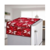 E-Retailer Set of 5 PVC Maroon Fridge Top Cover - Maroon