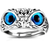 Lucky 3D Owl Ring (Adjustable Size) (Pack of 2)