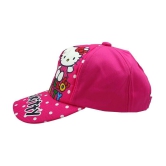 Zacharias Unisex Kids Cotton Cap kc-24 (Dark Pink_1-5 Years) (Pack of 1) - None