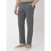 Olive Ankle Length Stretch Chinos