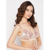 Clovia - Beige Lace Lightly Padded Womens Everyday Bra ( Pack of 1 ) - None