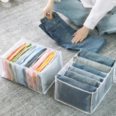 Wardrobe Clothes Compartment Boxes / Jeans Storage Box-7 COMPARTMENT (35 X 25 X 20 CM) / BUY 4