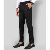 MANCREW - Black Polycotton Slim - Fit Mens Formal Pants ( Pack of 2 ) - None