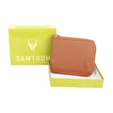 samtroh - PU TAN Men''s Regular Wallet ( Pack of 1 ) - Tan