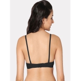 IN CARE LINGERIE - Black Cotton Blend Heavily Padded Women's Everyday Bra ( Pack of 1 ) - None