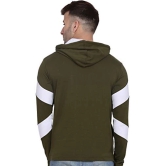 London Hills Mens Regular Fit Printed Full Sleeve Cotton Blend Hooded T-Shirt