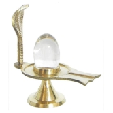 Lucknow Pujan Store - Brass Shivling (Pack of 1)