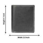 samtroh - PU BLACK Mens Regular Wallet ( Pack of 1 ) - Black