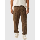 Bene Kleed Loose Flat Mens Cargos - Brown ( Pack of 1 ) - None