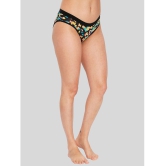 ILRASO - Blue Modal Printed Women's Bikini ( Pack of 1 ) - None