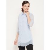 Women Rose Shirt Collar Tunic