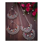 Samridhi DC Silver Alloy Necklace Set ( Pack of 1 ) - Silver